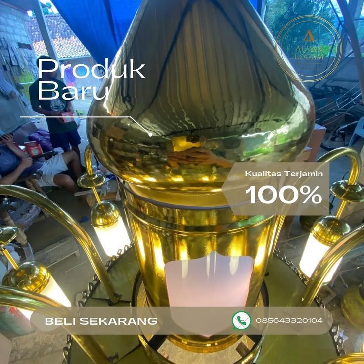 Lampu masjid nabawi kuningan