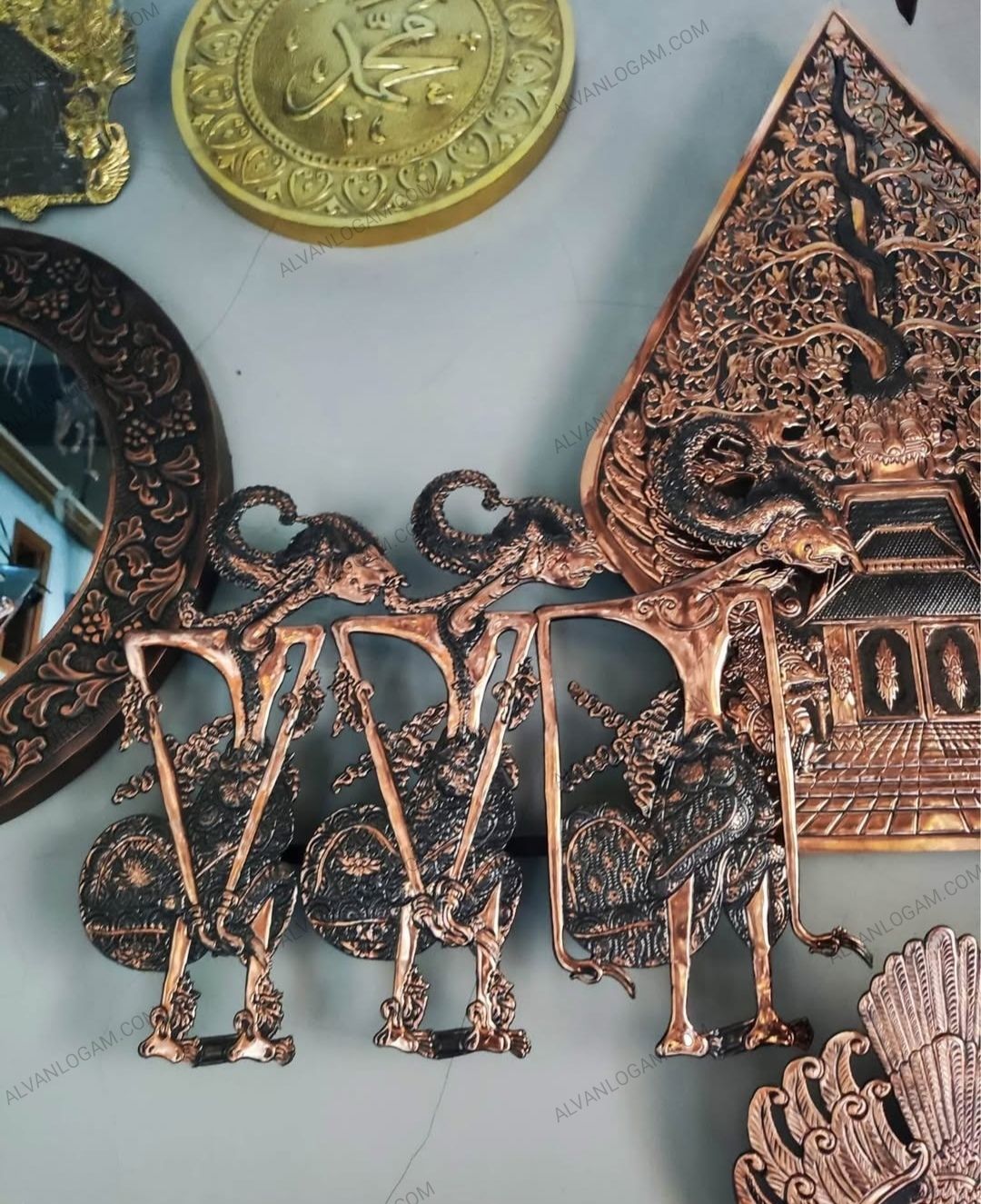 Gunungan Wayang Tembaga Premium Handmade - Gambar 11