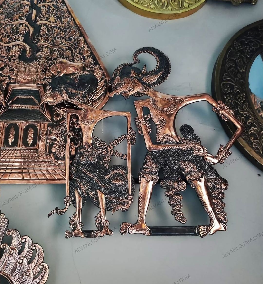 Gunungan Wayang Tembaga Premium Handmade - Gambar 7