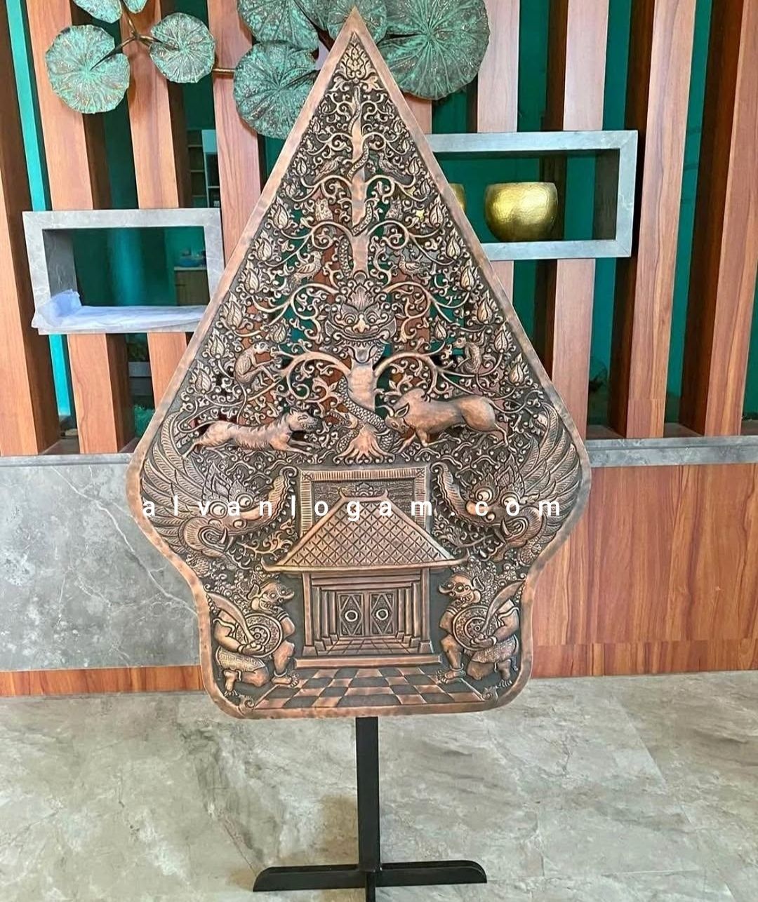 Gunungan Wayang Tembaga Premium Handmade - Gambar 3