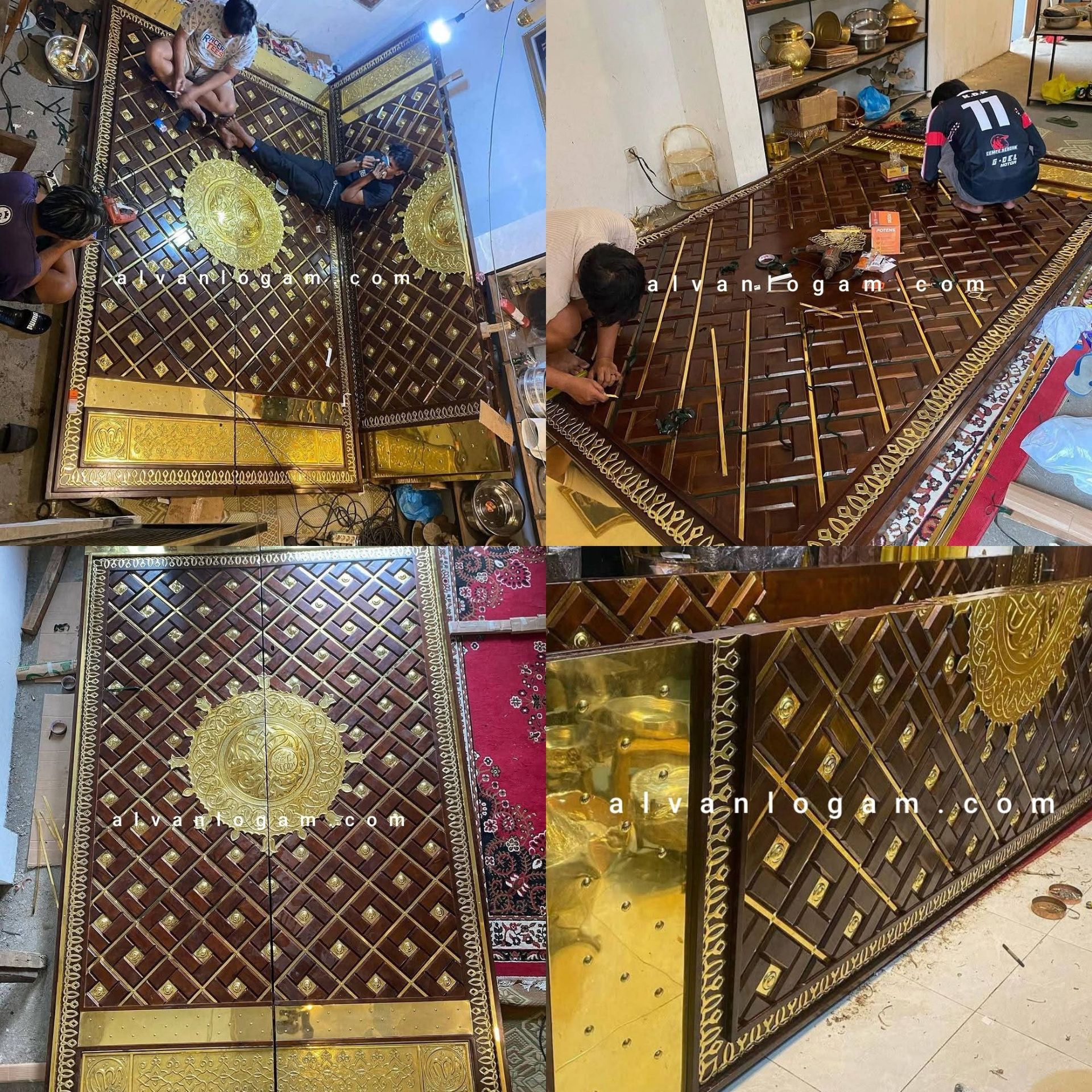 Pintu masjid nabawi kuningan