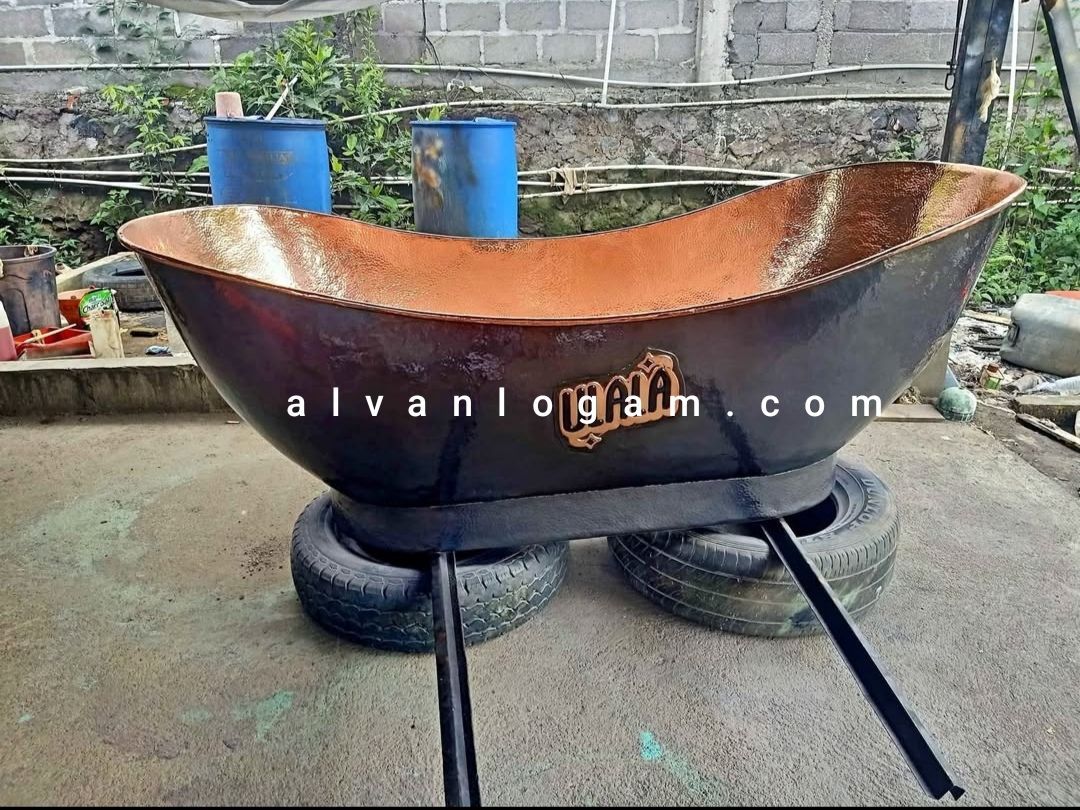 Bak Mandi Tembaga Kualitas Ekspor - Gambar 8