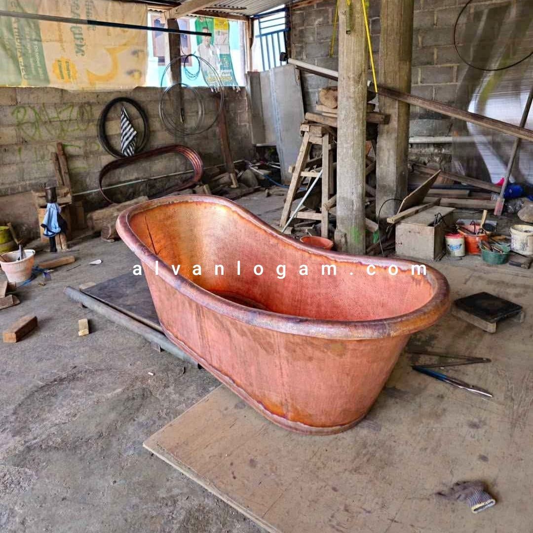 Bak Mandi Tembaga Kualitas Ekspor - Gambar 6