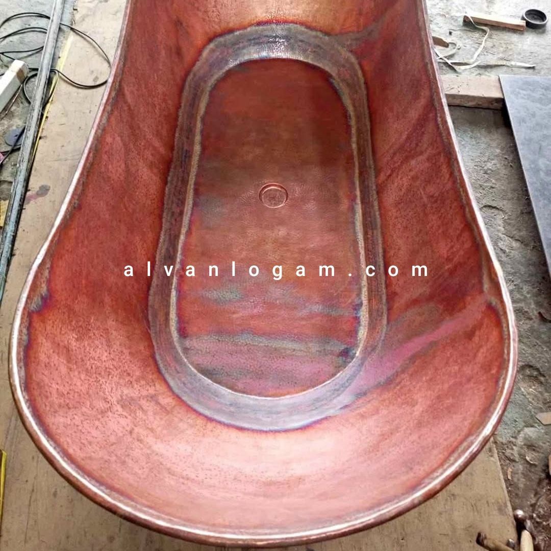 Bak Mandi Tembaga Kualitas Ekspor - Gambar 5