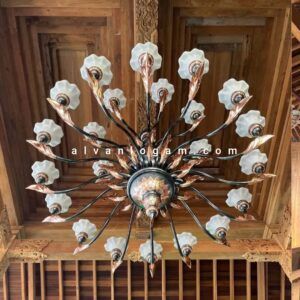 Lampu joglo tembaga