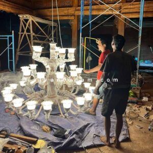 Lampu masjid tembaga