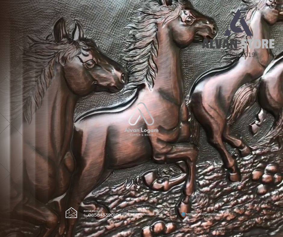 Dekorasi dinding tembaga 