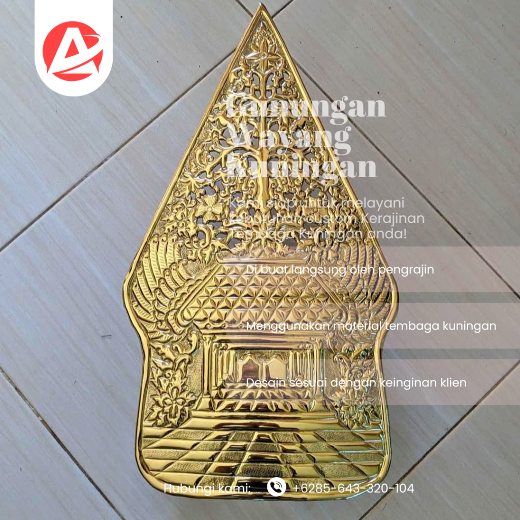 Pengrajin Gunungan Wayang 