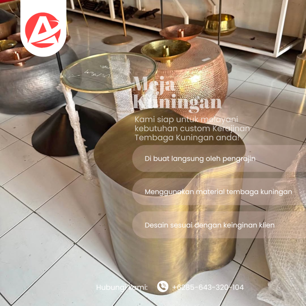 Kerajinan meja kuningan