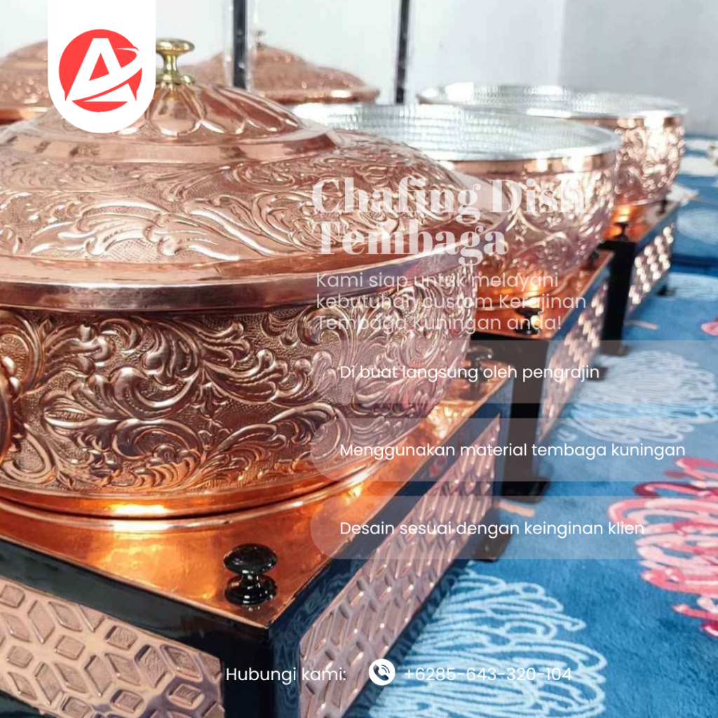 Penyajian catering tembaga 