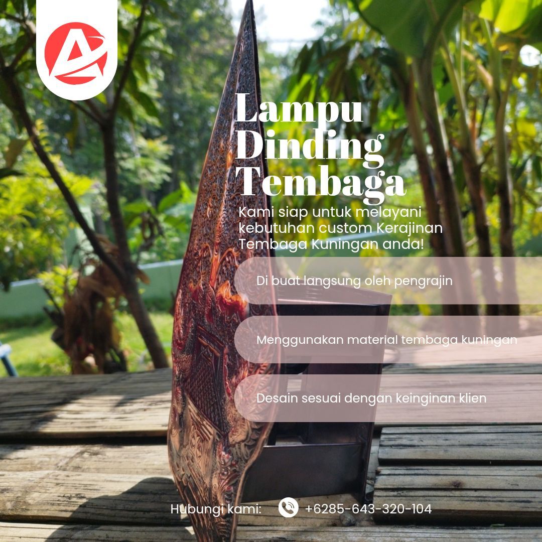 Jual Lampu Hias Dinding Tembaga 771 - Jasa & Pengrajin Tembaga - Gambar 7