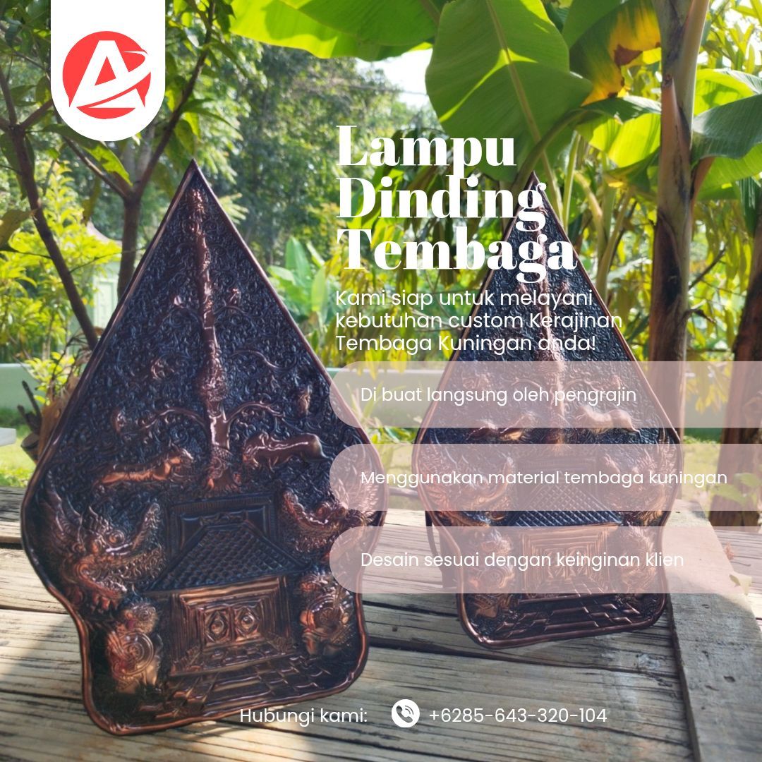 Jual Lampu Hias Dinding Tembaga 771 - Jasa & Pengrajin Tembaga - Gambar 6