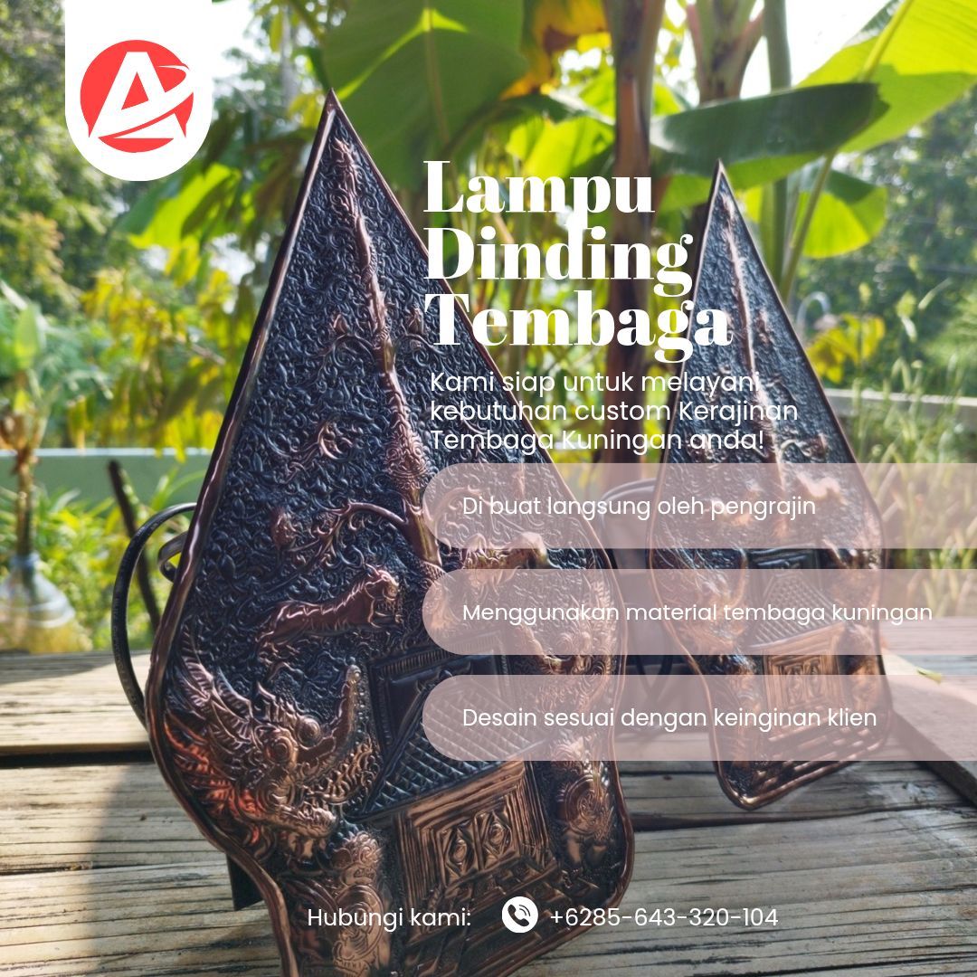 Jual Lampu Hias Dinding Tembaga 771 - Jasa & Pengrajin Tembaga - Gambar 5