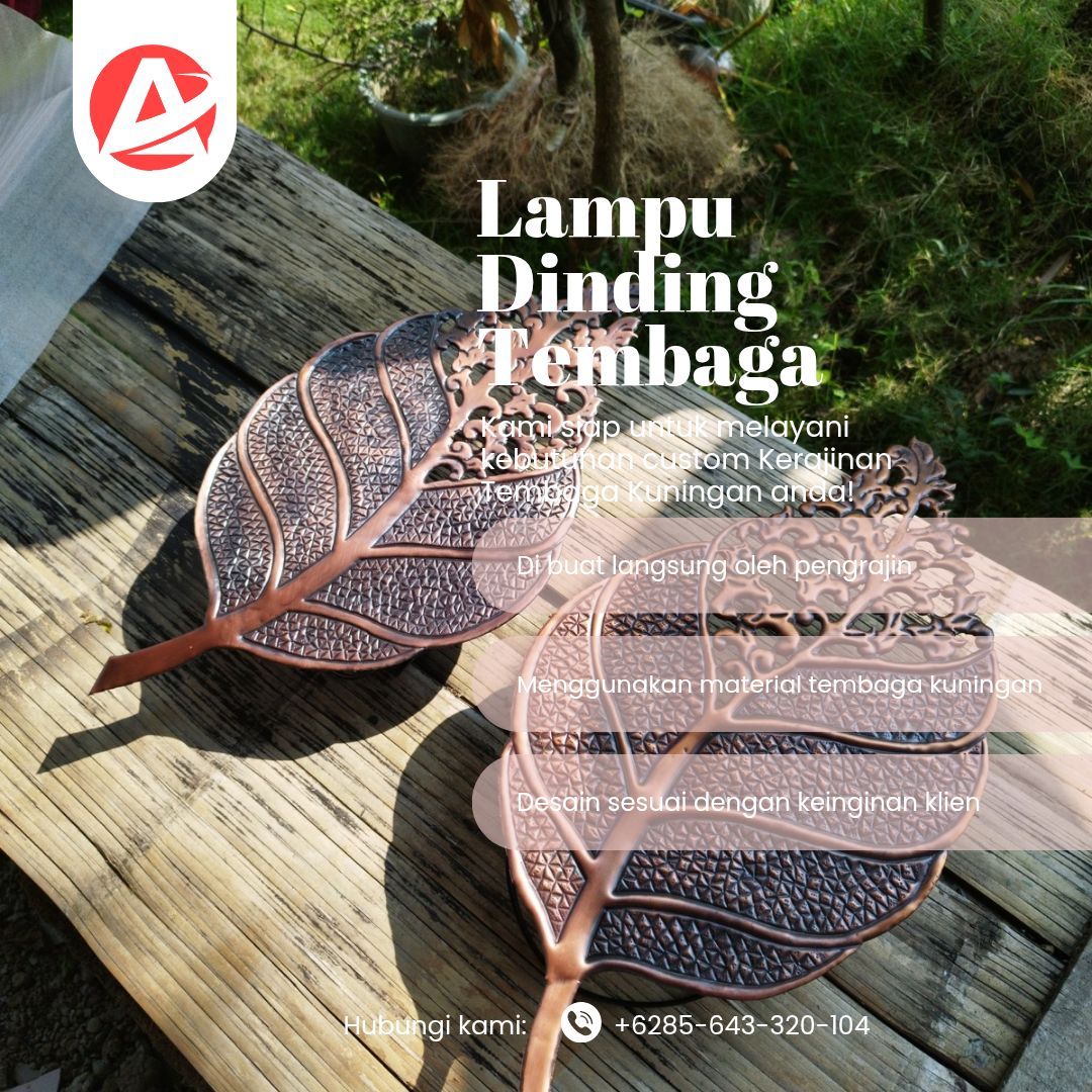 Jual Lampu Hias Dinding Tembaga 771 - Jasa & Pengrajin Tembaga - Gambar 8