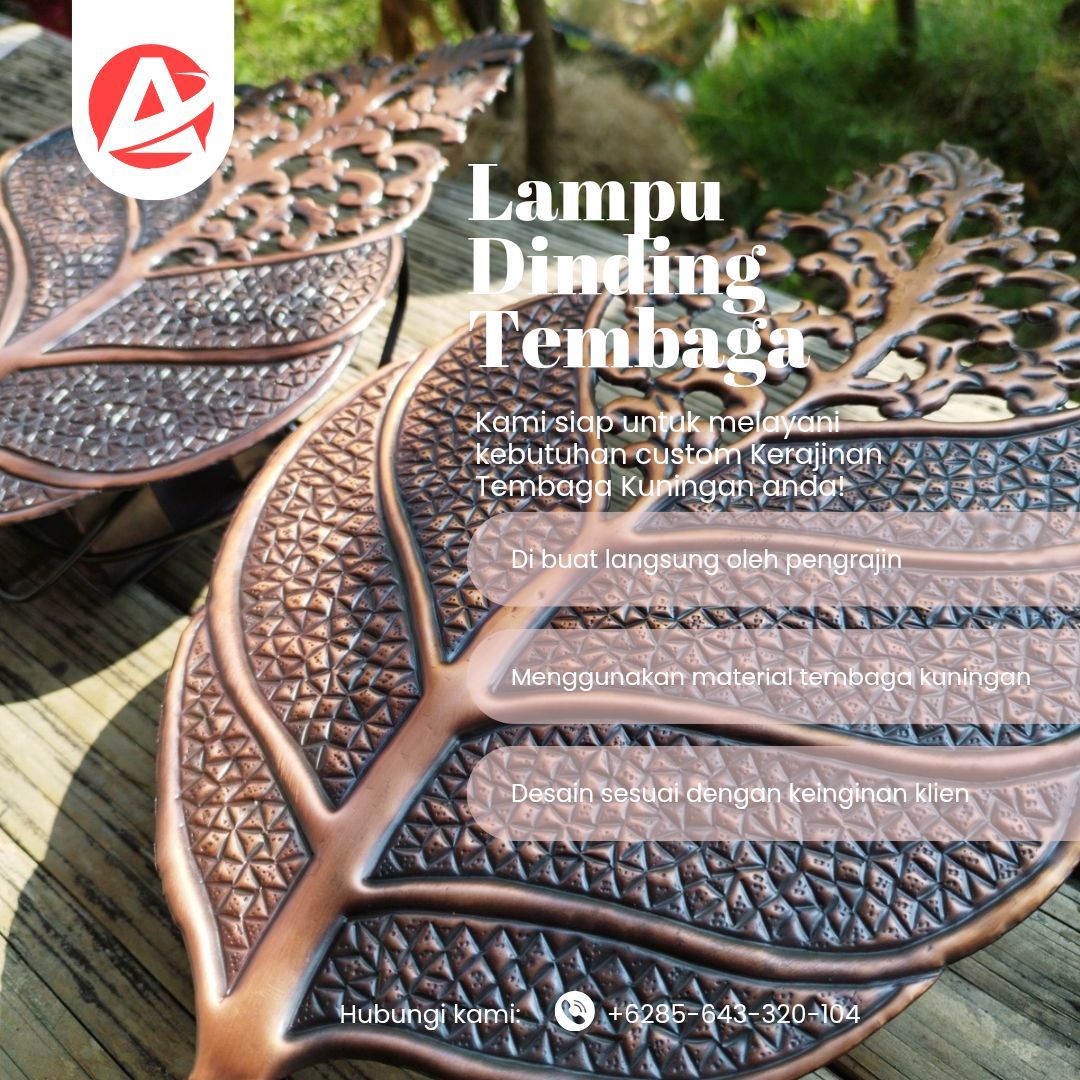 Jual Lampu Hias Dinding Tembaga 771 - Jasa & Pengrajin Tembaga - Gambar 12