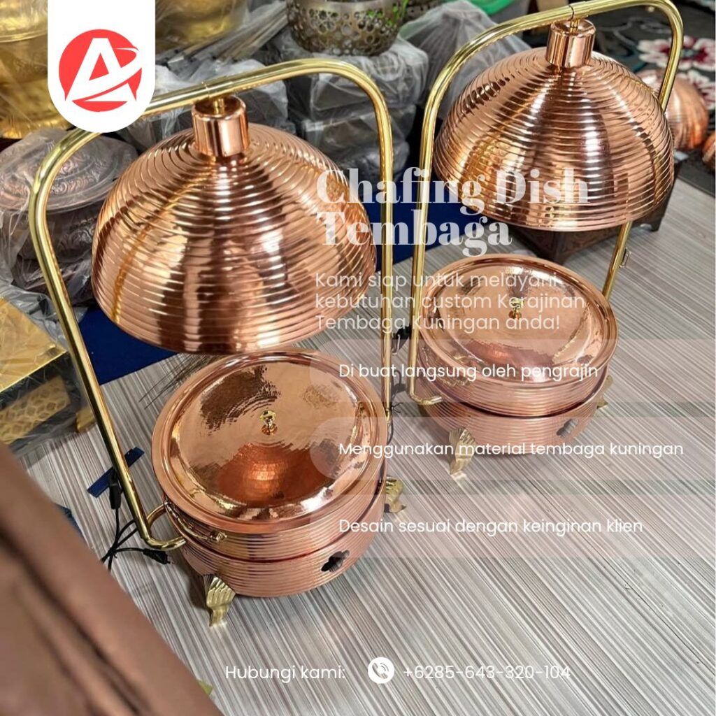 Chafing Dish Kuningan tembaga