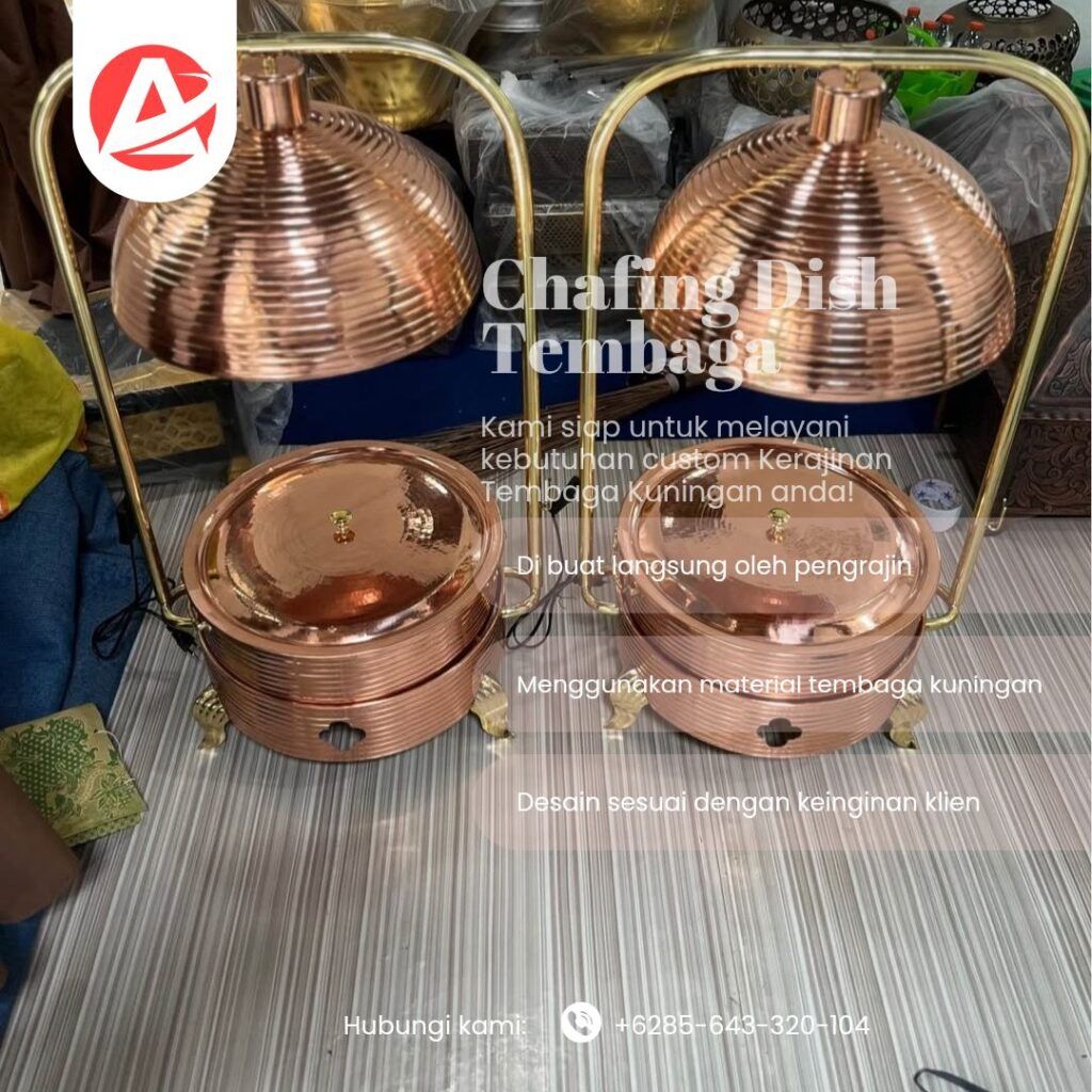 Chafing Dish Tembaga Kuningan 