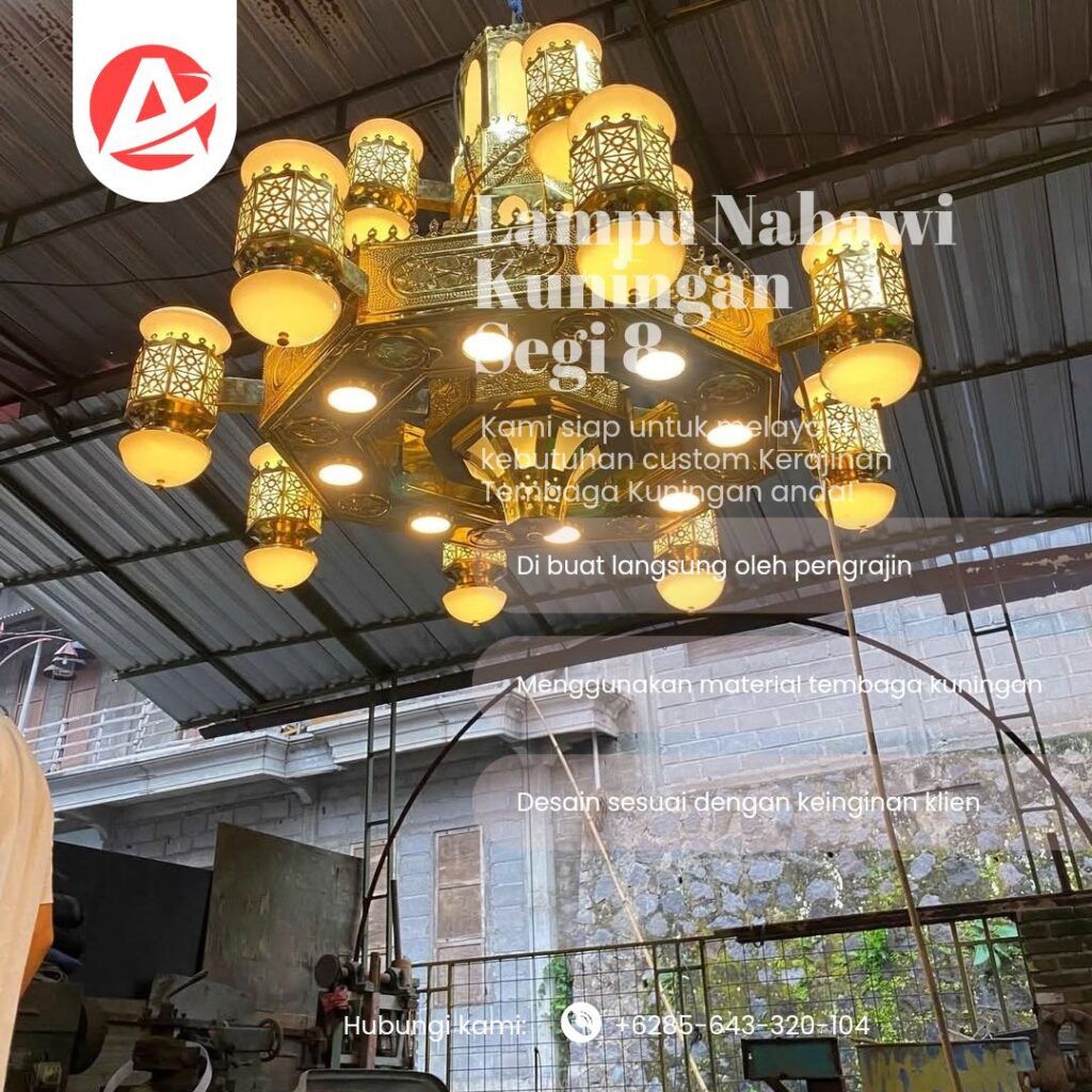 Lampu gantung masjid