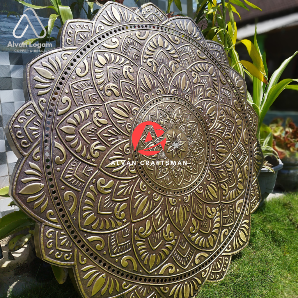 Hiasan dinding Kuningan tembaga